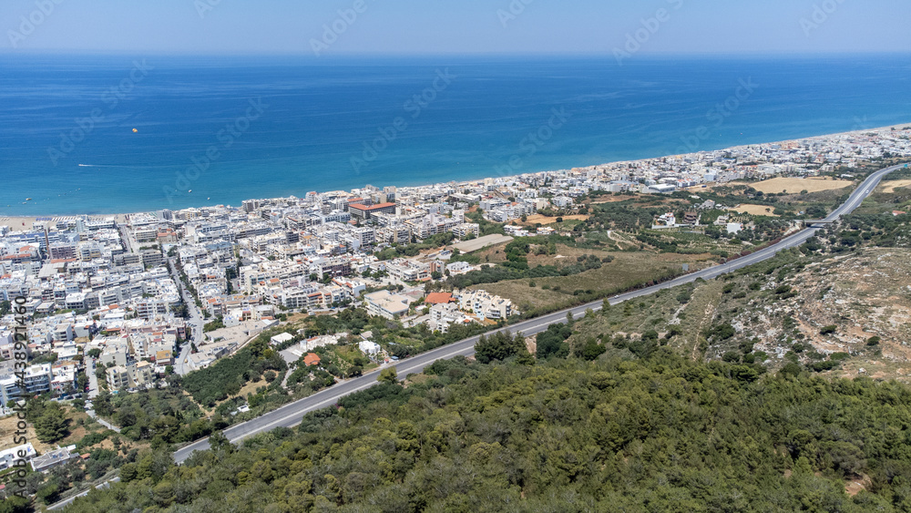 Fototapeta premium View of city Rethymno, Greece, Crete