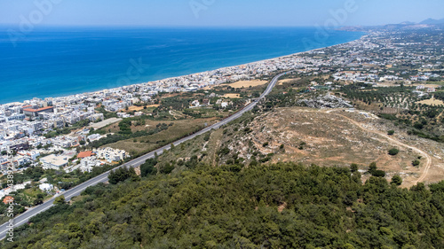 View of city Rethymno, Greece, Crete
