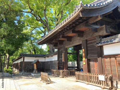 Obraz na płótnie 徳川美術館 徳川園 黒門 名古屋