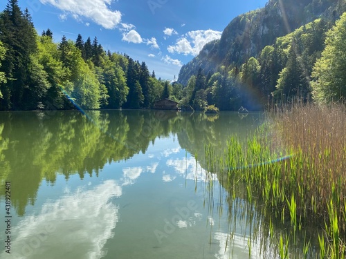 Berglsteiner See in den Brandenberger Alpen nahe dem Reintaten See Kramsach Inntal Tirol Österreich