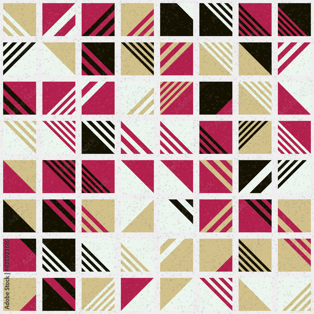 Obraz premium Abstract Geometric Pattern generative computational art illustration