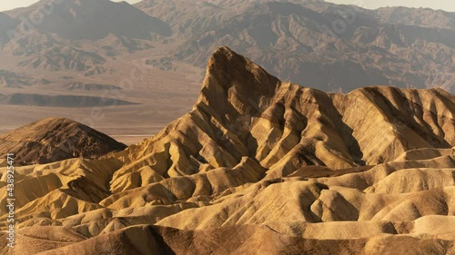 Death Valley National Park Zabriskie Point Manly Beacon Time Lapse Mojave Desert California USA