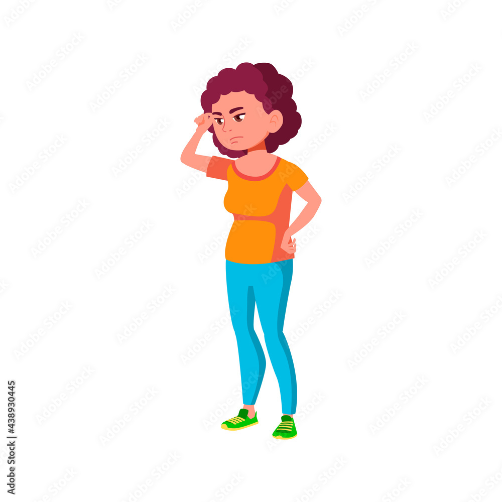 thoughtful caucasian lady thinking about recipe on kitchen cartoon vector. thoughtful caucasian lady thinking about recipe on kitchen character. isolated flat cartoon illustration thoughtful caucasian lady thinking about recipe on kitchen cartoon vector. thoughtful caucasian lady thinking about recipe on kitchen character. isolated flat cartoon illustration