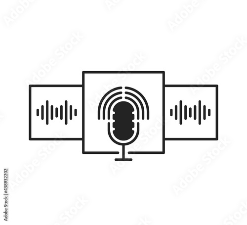 podcast selection or group voice chat room
