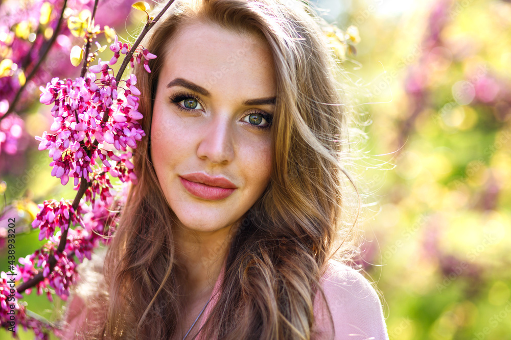 Spring trends portrait of elegant magnificent beautiful stylish woman Spring trends portrait of elegant magnificent beautiful stylish woman