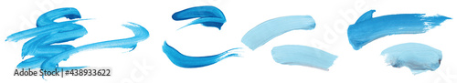 Absract design watercolor brush strokes composition hand drown
