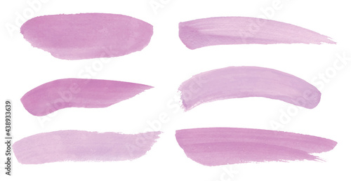 Absract design watercolor brush strokes composition hand drown