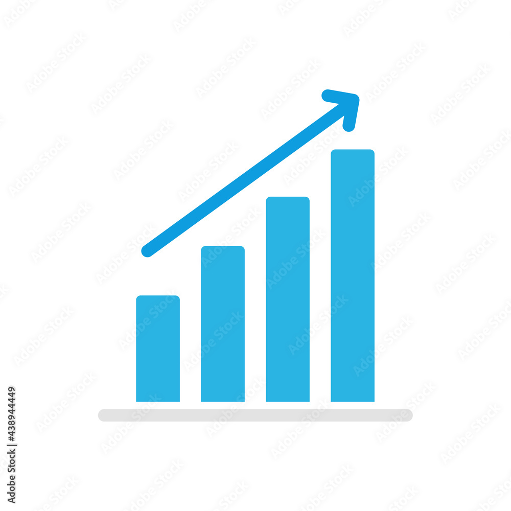 Line graph comparing business performance. Company earnings report concept Line graph comparing business performance. Company earnings report concept
