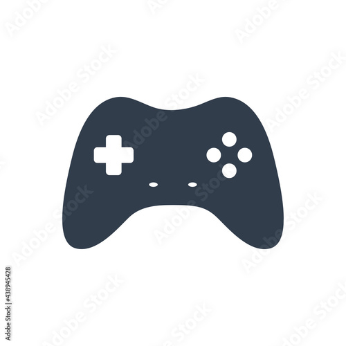 Video game console. Mobile game with buttons for controls isolated on the background