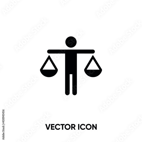 Ethics vector icon . Modern, simple flat vector illustration for website or mobile app.Ethics symbol, logo illustration. Pixel perfect vector graphics