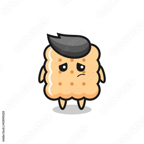 the lazy gesture of cracker cartoon character