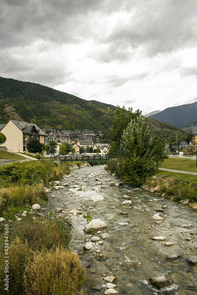 Fototapeta premium landscape with river