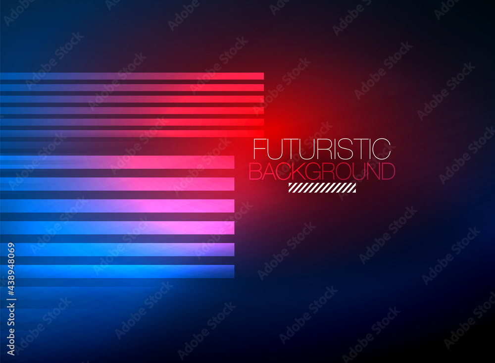 Bright neon color techno abstract background, shiny glowing neon lines in the dark background Bright neon color techno abstract background, shiny glowing neon lines in the dark background