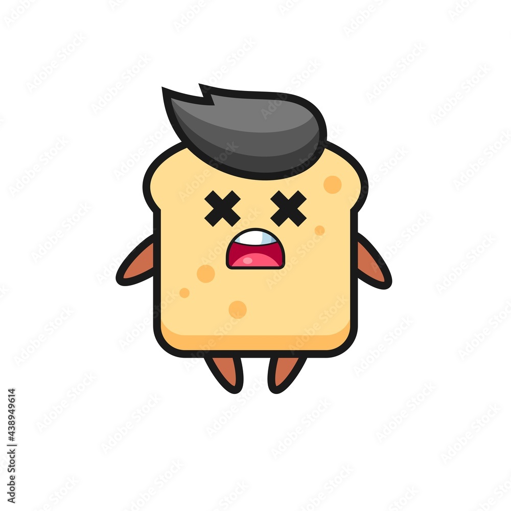 the dead bread mascot character the dead bread mascot character