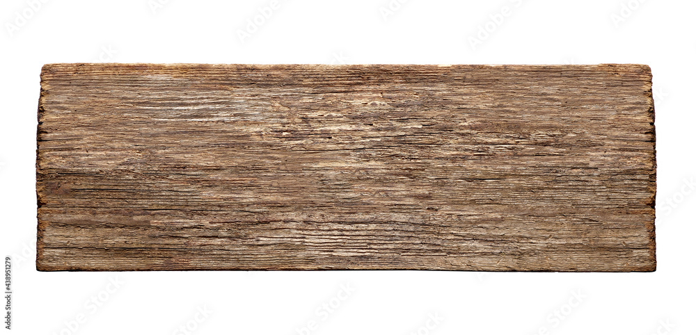 Naklejka premium Close up of a piece of wood