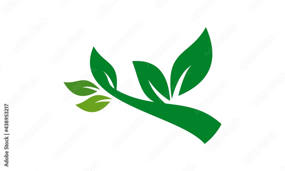 leaf nature tree logo