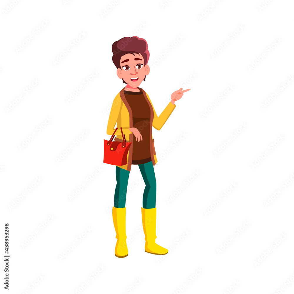 happy woman pointing at fashionable dress in shop cartoon vector. happy woman pointing at fashionable dress in shop character. isolated flat cartoon illustration happy woman pointing at fashionable dress in shop cartoon vector. happy woman pointing at fashionable dress in shop character. isolated flat cartoon illustration