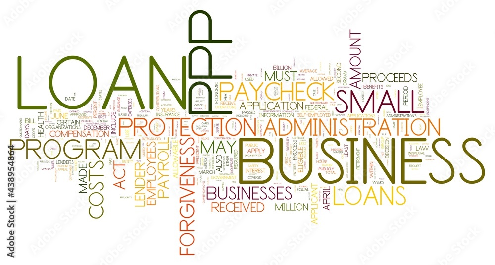 Obraz premium Paycheck Protection Program (PPP)