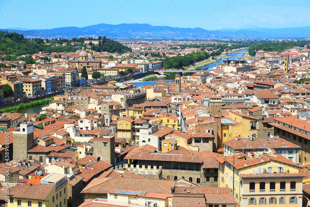 Florence cityscape on a sunny day