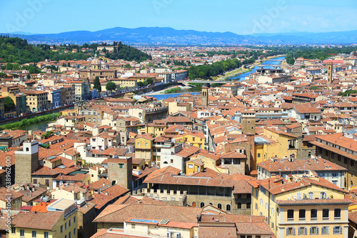 Florence cityscape on a sunny day