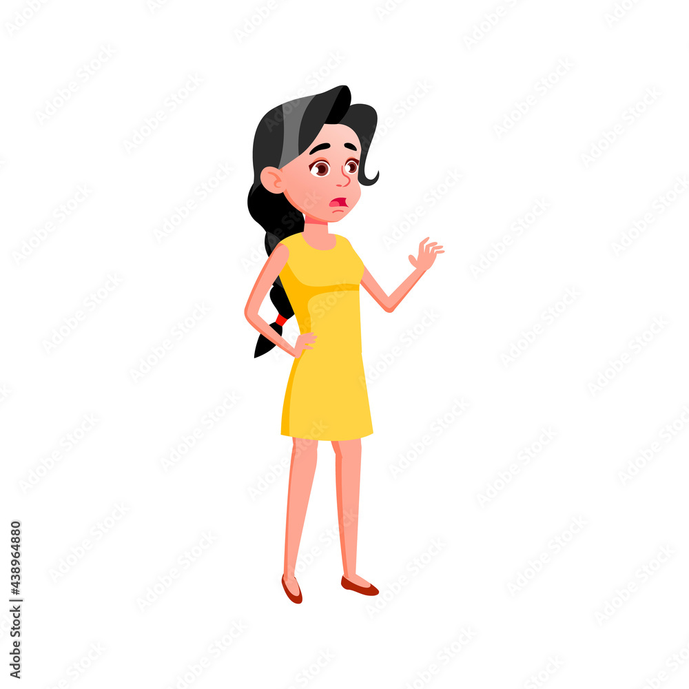 shocked girl looking at seasonal discount in clothes store cartoon vector. shocked girl looking at seasonal discount in clothes store character. isolated flat cartoon illustration shocked girl looking at seasonal discount in clothes store cartoon vector. shocked girl looking at seasonal discount in clothes store character. isolated flat cartoon illustration