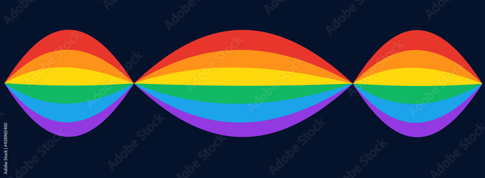 LGBT Pride Flag Wave Background. LGBTQ Gay Pride Rainbow Flag ...