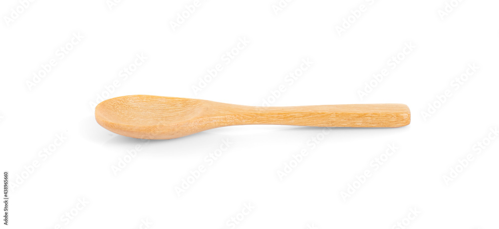 Wooden spoon isolated on white background Wooden spoon isolated on white background