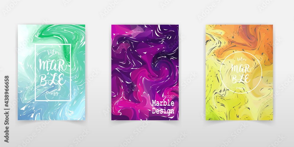 Vector marble abstract background. Liquid marble pattern. Modern colorful flow poster. Trendy template for design, wedding, invitation, party, birthday, web, banner, card.