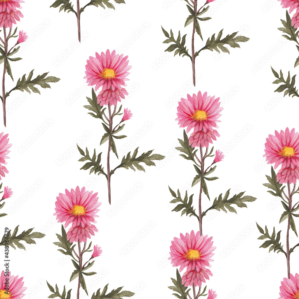 Beautiful seamless pattern with floral background. Beautiful seamless pattern with floral background.