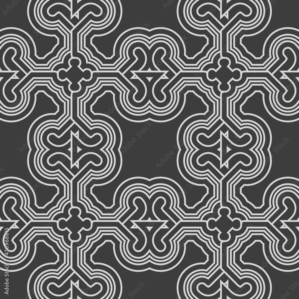 Pattern abstract seamless ethnic vector illustration style design for fabric curtain background carpet wallpaper clothing wrapping Batik fabric tile ceramic