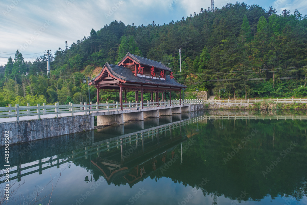 Early summer scenery of Dabie Mountain Bodao Peak Scenic Area in Luotian, Huanggang, Hubei, China Early summer scenery of Dabie Mountain Bodao Peak Scenic Area in Luotian, Huanggang, Hubei, China