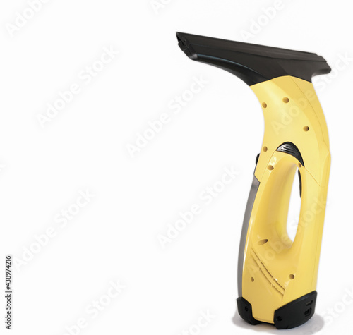  automatic window vacuum cleaner. isolated on white background. cleaning service concept. householding and home chores