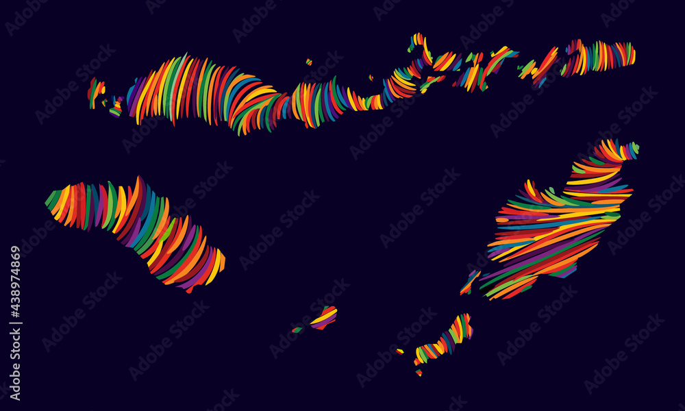 Obraz premium Map Illustration