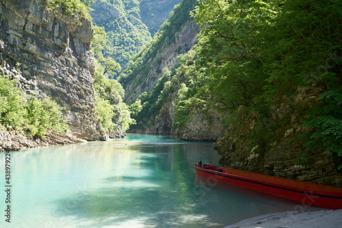 Shala River - North Albania koman lake environment