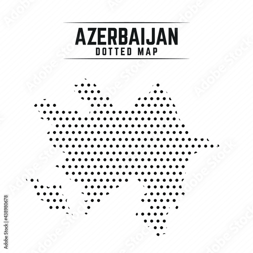 Dotted Map of Azerbaijan