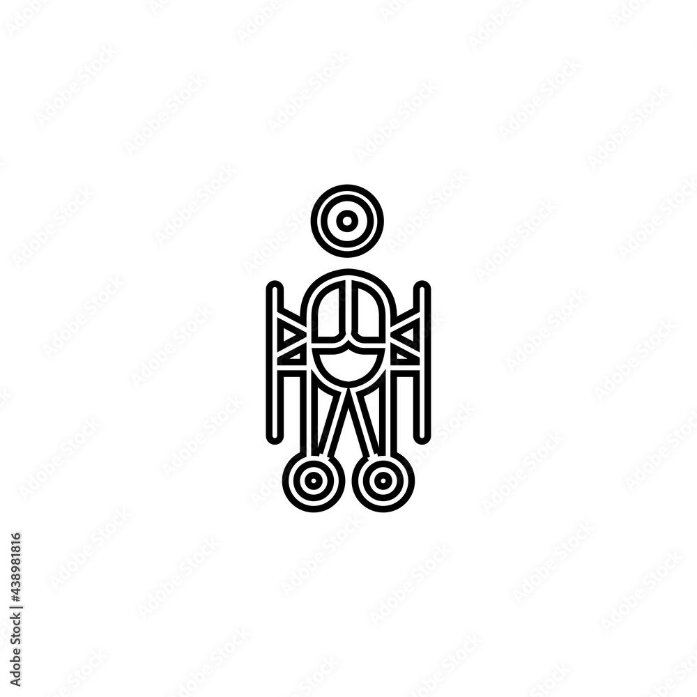 line icon. Simple style poster background symbol. Logo design element. T-shirt printing. Vector for sticker. line icon. Simple style poster background symbol. Logo design element. T-shirt printing. Vector for sticker.