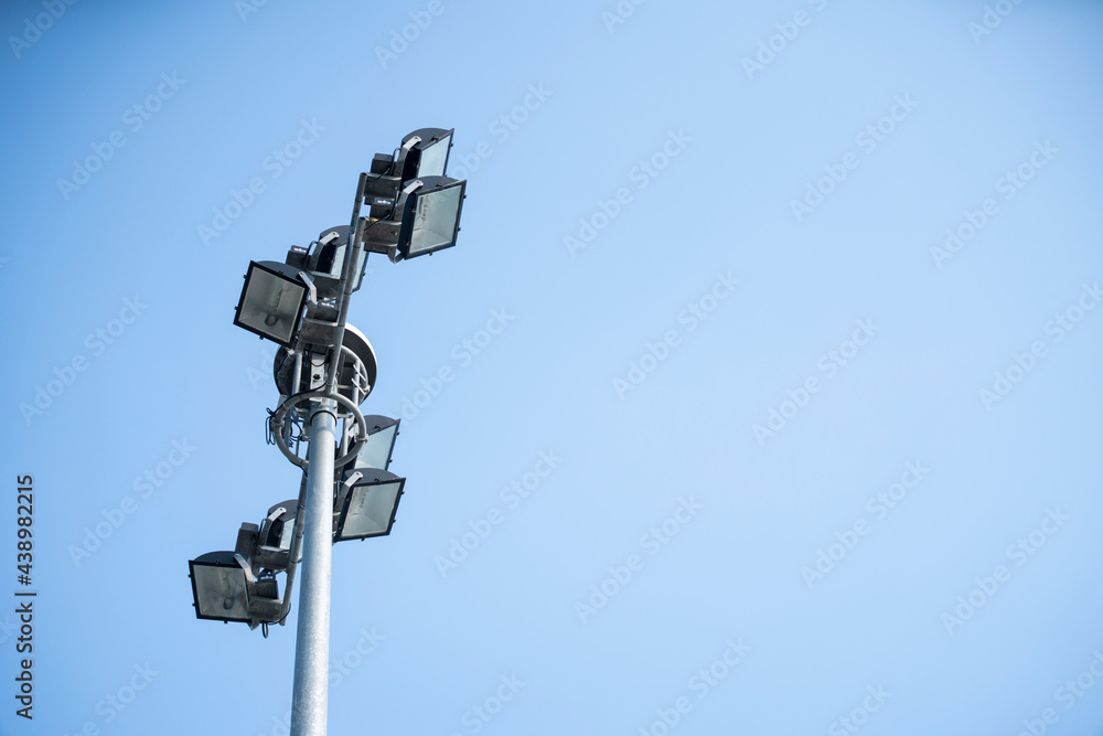 spot light in the stadium outdoor lighting