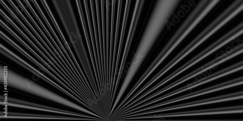 Fototapeta Naklejka Na Ścianę i Meble -  Abstract grey radial volumetric business background , technologic futuristic cover, 3D illustration, 3D rendering
