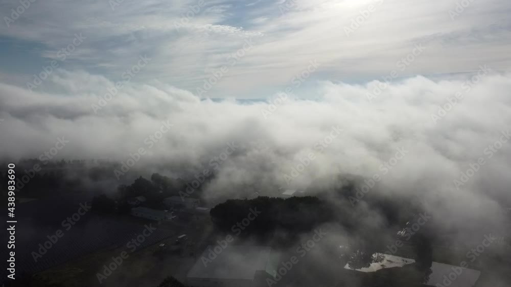 霧の中空撮2 霧の中空撮2