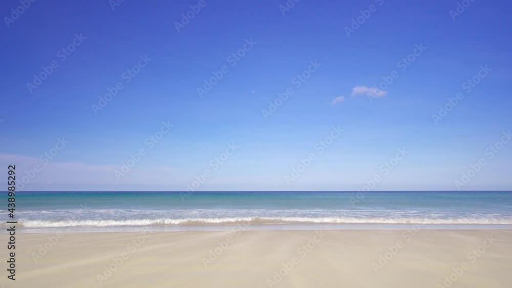 PHUKET THAILAND SEA BEACH. Landscape view of tropical sea. Summer beach sea. Blue sea blue sky background. At Karon beach, Phuket, Thailand. On 09 June 2021. 4k UHD Video Clip. PHUKET THAILAND SEA BEACH. Landscape view of tropical sea. Summer beach sea. Blue sea blue sky background. At Karon beach, Phuket, Thailand. On 09 June 2021. 4k UHD Video Clip.