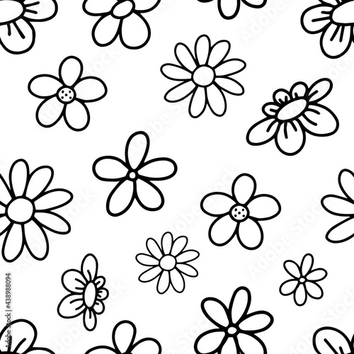 Flowers. Seamless pattern. Vector © Olga