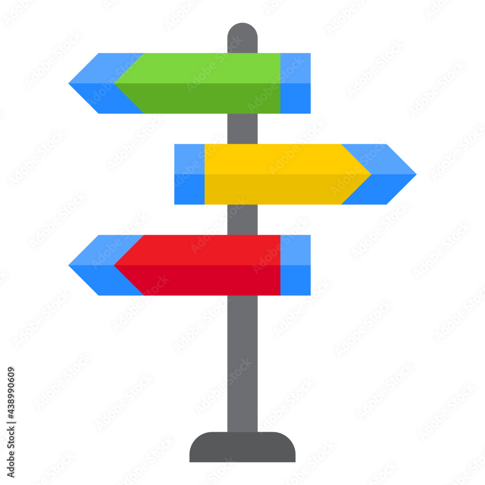 sign flat style icon sign flat style icon