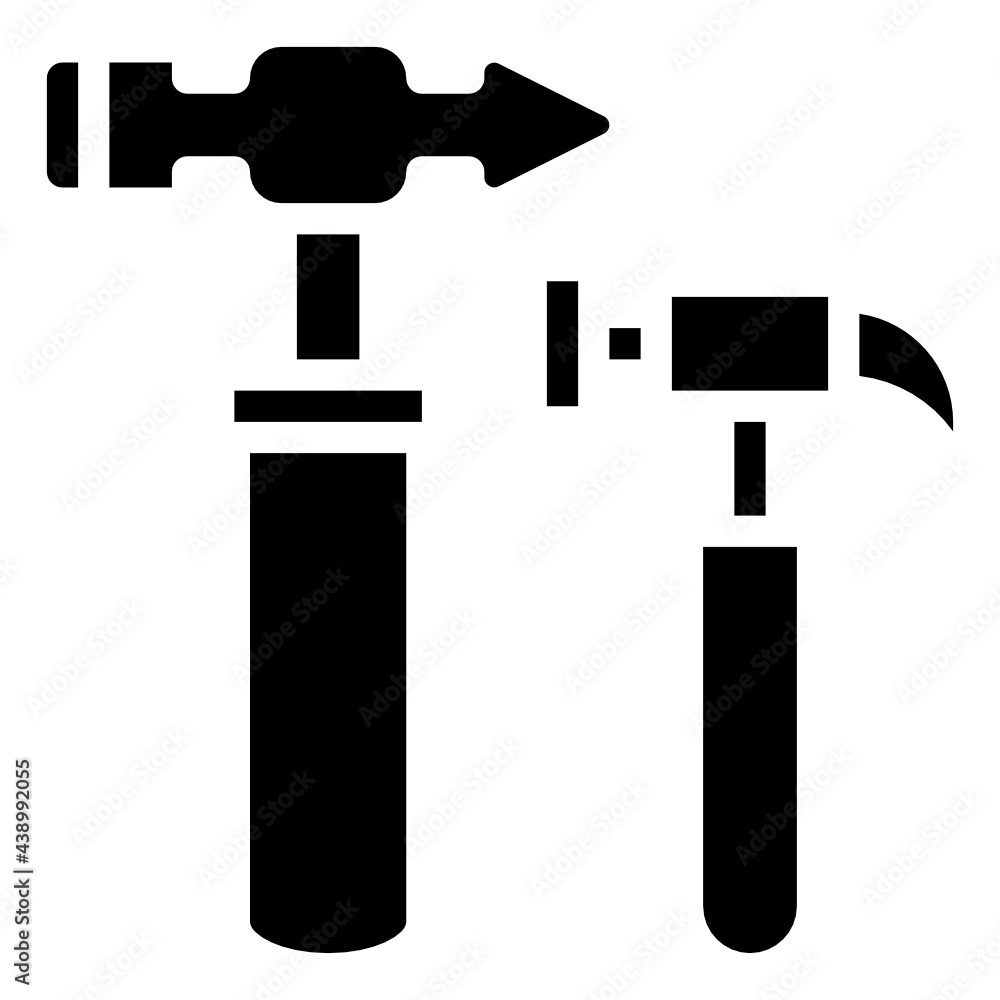 HAMMER, Thin Line, and Pixel Perfect Icons HAMMER, Thin Line, and Pixel Perfect Icons