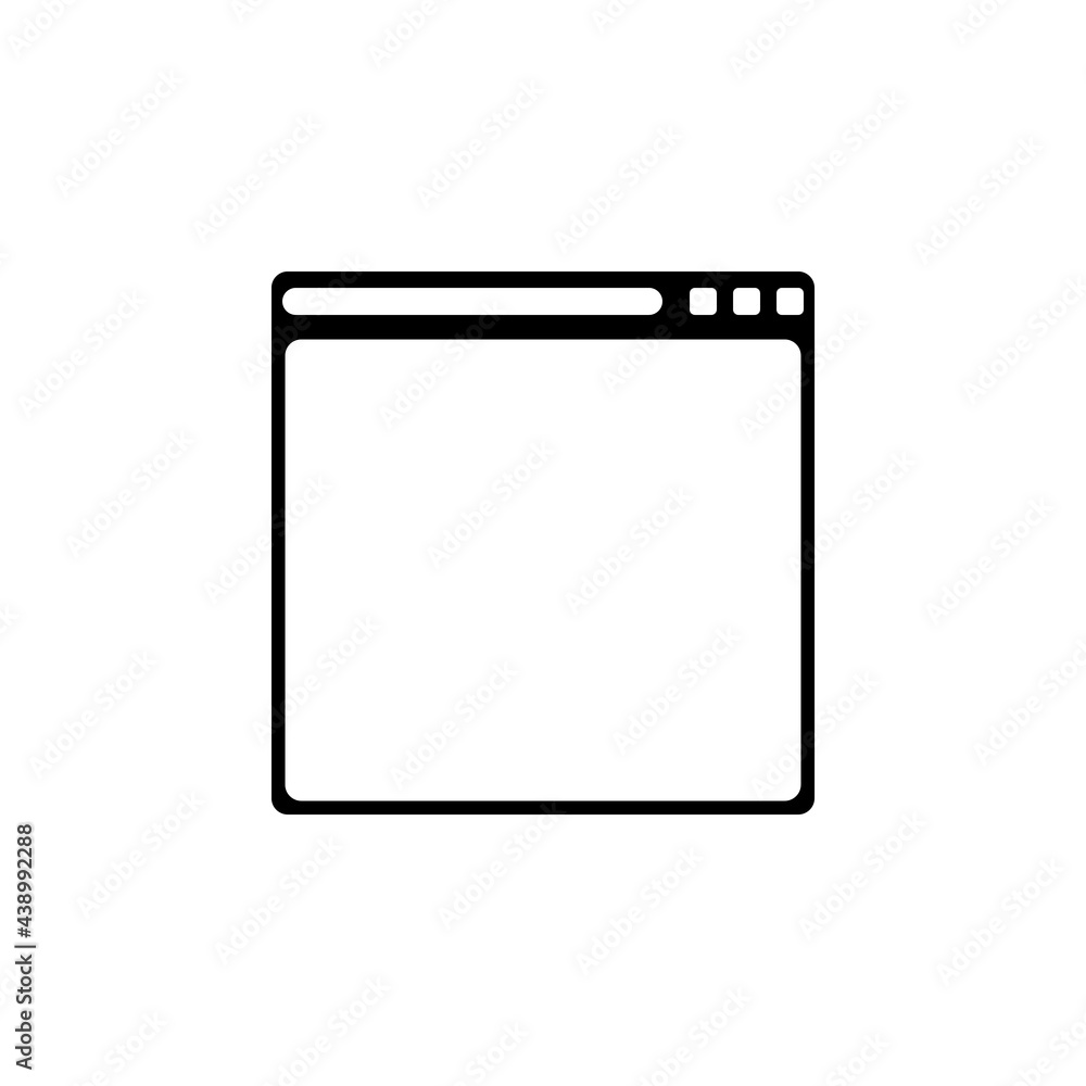 browser icon, wed vector, internet illustration browser icon, wed vector, internet illustration