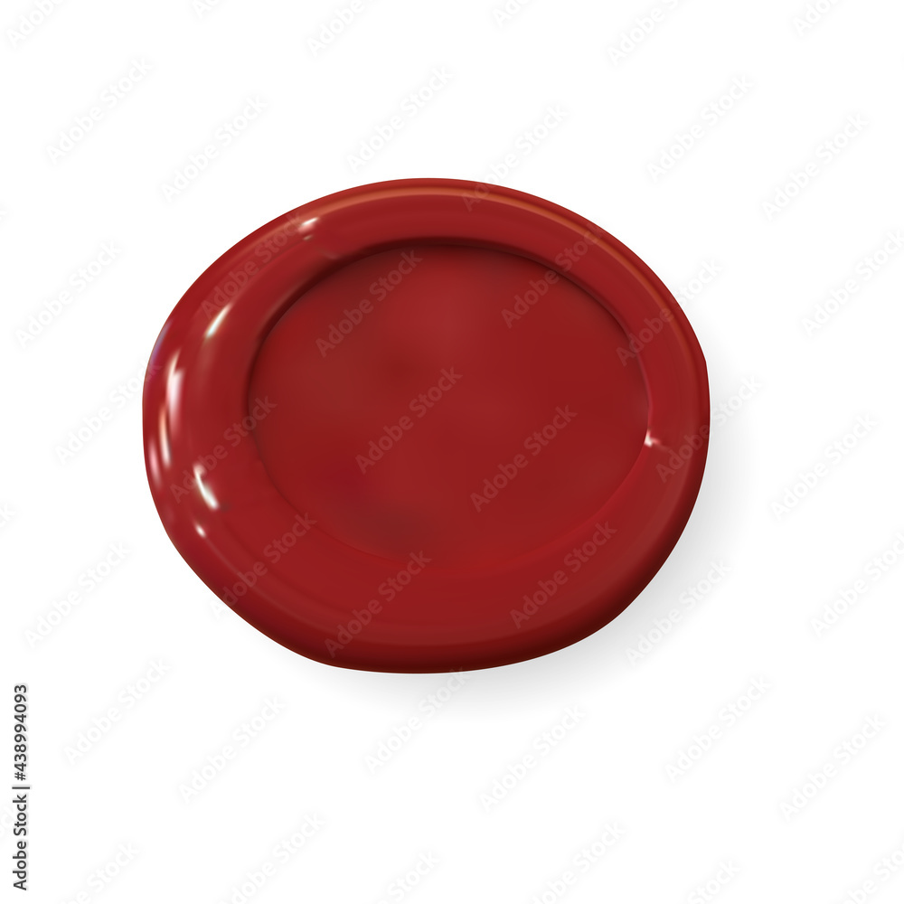 Wax seal mockup. Round red stamp, 3d vector medallion isolated. Realistic old signet, letter label design. Certificate confidential emblem Wax seal mockup. Round red stamp, 3d vector medallion isolated. Realistic old signet, letter label design. Certificate confidential emblem