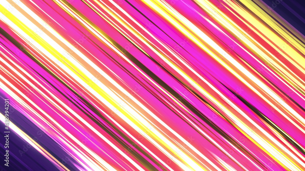 Diagonal anime speed lines. Fast speed neon glowing flashing lines streaks. 3d rendering Diagonal anime speed lines. Fast speed neon glowing flashing lines streaks. 3d rendering