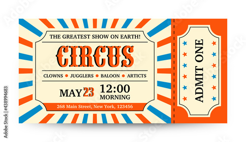 Circus ticket