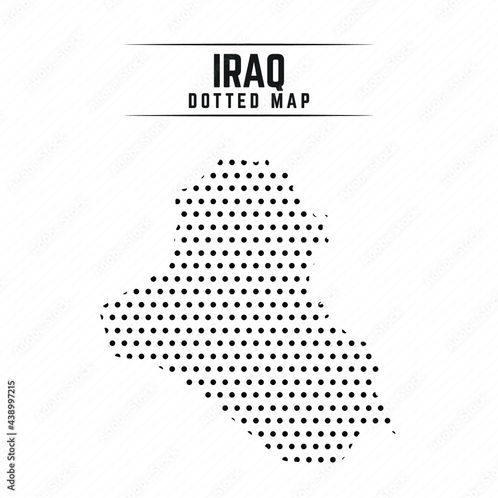 Dotted Map of Iraq