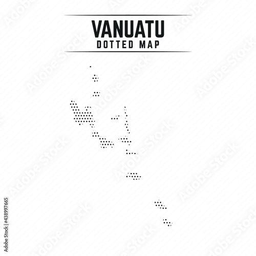 Dotted Map of Vanuatu