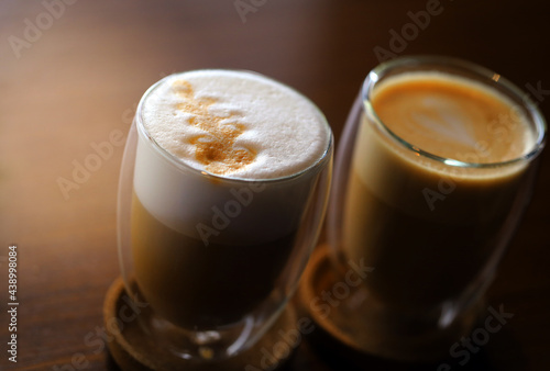 Photos of delicious coffee and latte